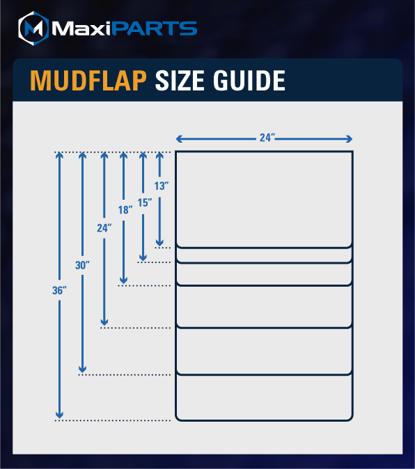 Mudflap Size Guide